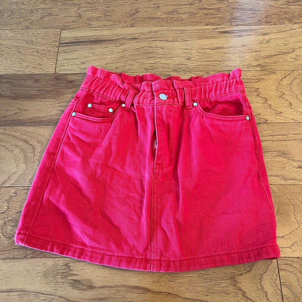 Stylish Red Women's Skirt